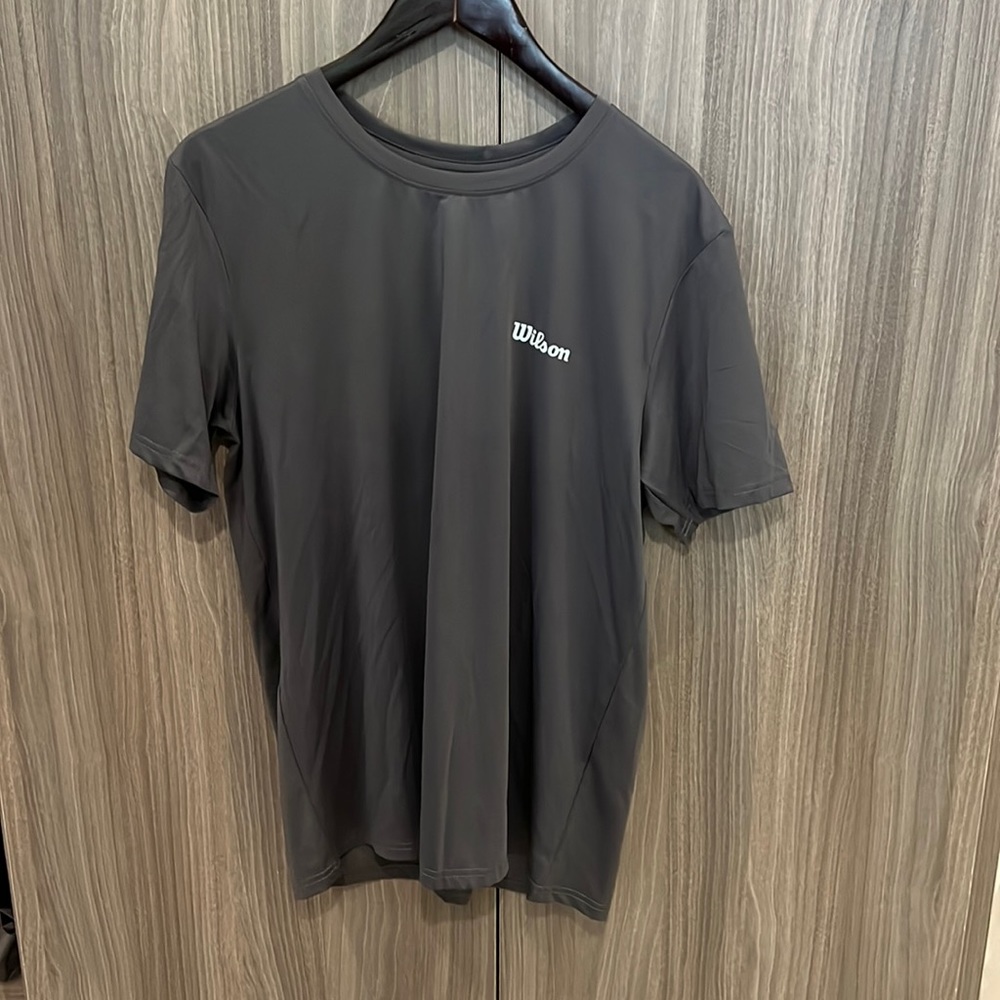 Light weight dry fit material Wilson T-shirt